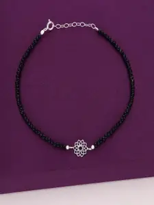 KAI JEWEL Rhodium-Plated Artificial Stones Anklet