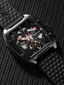 CIGA Design Men Dial & Straps Analogue Automatic Motion Powered Watch Z031-BLBL-W15BK