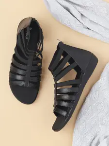 V-WALK Women Gladiator Flat