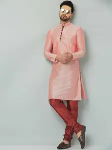 LEMONX Men Regular Pure Silk Kurta with Pyjamas
