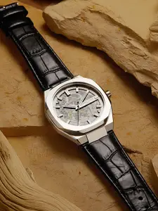 pierre cardin Men Dial & Leather Straps Analogue Multi Function Automatic Motion Powered Watch CF.1002.LB.1