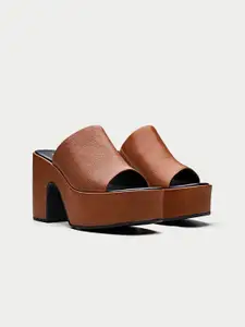 Oroh Leather Party Platform Sandals