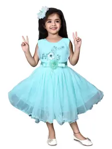 BAESD Net Fit & Flare Dress