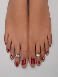 Paavni Oxidised Toe Rings