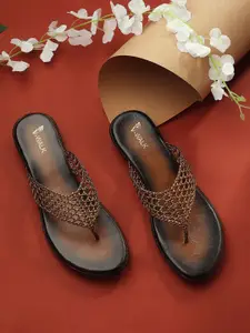 V-WALK Women Open Toe Flats