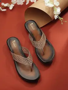 V-WALK Women Open Toe Flats