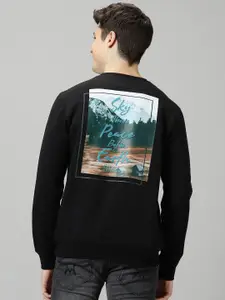 BLACK BUCK Men Printed Sweatshirt