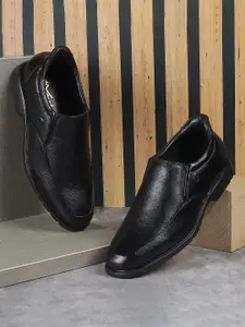 DAVINCHI Men Leather Formal Slip-Ons