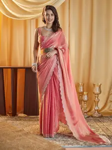 kasee Beads and Stones Pure Silk Saree