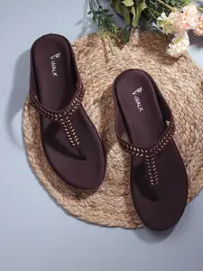 V-WALK Women Embellished Open Toe Flats