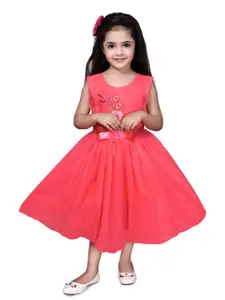 BAESD Net Fit & Flare Dress