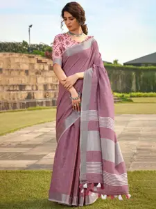 DEVATITHI Linen Blend Saree