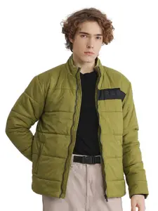 RARE RABBIT Men Geometric Puffer Jacket