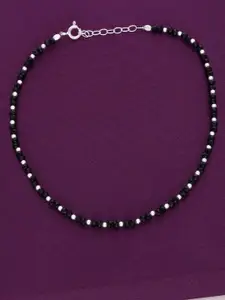 KAI JEWEL Rhodium-Plated Artificial Stones Anklet