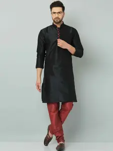 LEMONX Men Regular Pure Silk Kurta with Pyjamas