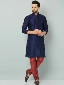 LEMONX Men Regular Pure Silk Kurta with Pyjamas