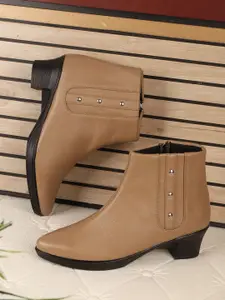 Denill Women Block Heeled Regular Boots