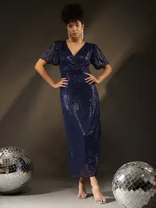 The Roadster Lifestyle Co Embellished Maxi Dress