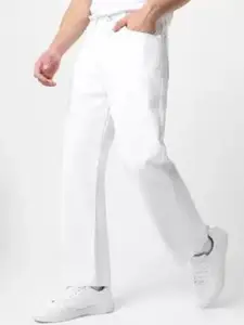 LINARIA Men Classic Boyfriend Fit Slash Knee Jeans