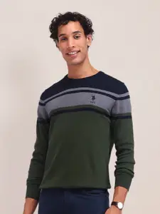 U.S. Polo Assn. Men Striped Pullover