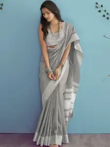 DEVATITHI Linen Blend Saree