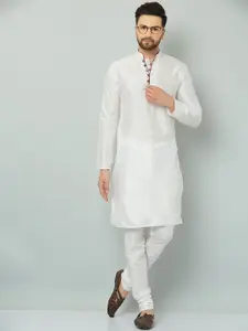 LEMONX Men Regular Pure Silk Kurta with Pyjamas