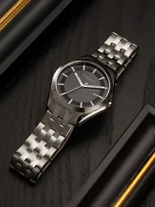 pierre cardin Men Dial & Stainless Steel Straps Analogue Multi Function Automatic Motion Powered Watch