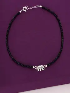 KAI JEWEL Rhodium-Plated Artificial Stones Anklet