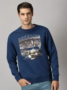 BLACK BUCK Men Printed Sweatshirt