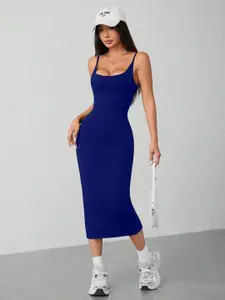 AAHWAN Bodycon Midi Dress
