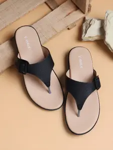 V-WALK Women Casual T-Strap Flats