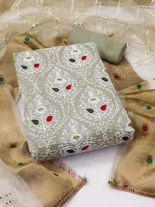 Maroosh Embellished Unstitched Dress Material