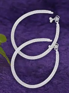 Lila Silver-Plated Anklet