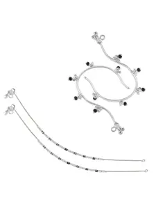 Lila Silver-Plated Anklet