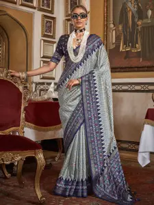 elora Woven Design Silk Blend Patola Saree