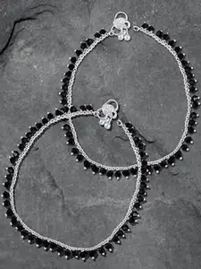 Lila Silver-Plated Anklet