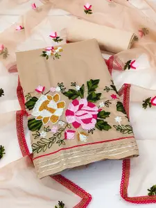 Maroosh Embellished Unstitched Dress Material