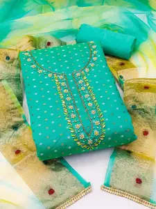 Maroosh Embellished Unstitched Dress Material