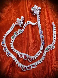 Lila Silver-Plated Anklet