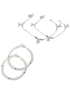 Lila Silver-Plated Anklet