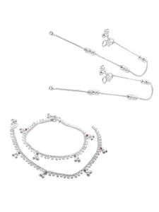 Lila Silver-Plated Anklet