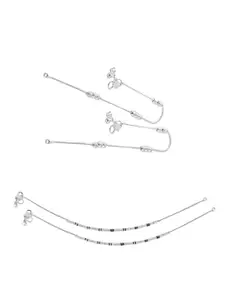 Lila Silver-Plated Anklet