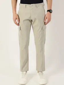 Thomas Scott Men Smart Easy Wash Cargos Trousers