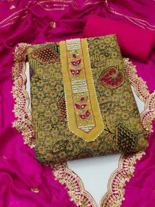 Maroosh Printed Unstitched Dress Material