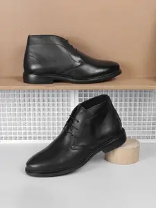 J.FONTINI Men Leather Formal Derbys