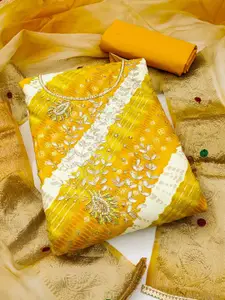 Maroosh Embellished Unstitched Dress Material