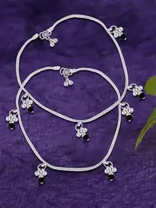 Lila Silver-Plated Anklet