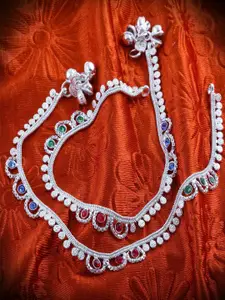 Lila Silver-Plated Anklet