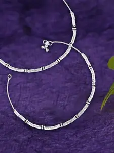 Lila Silver-Plated Anklet