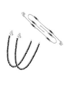 Lila Silver-Plated Anklet